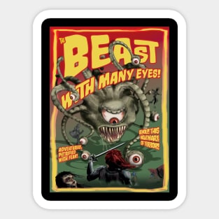 The Beast With Many Eyes Sticker